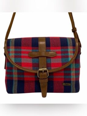 Ciesta Fruit Tartan Camera Shoulder Bag - Korean Designer- Like New